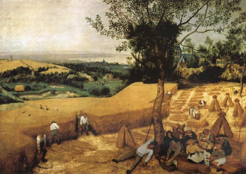 Pieter Bruegel The harvest Spain oil painting art